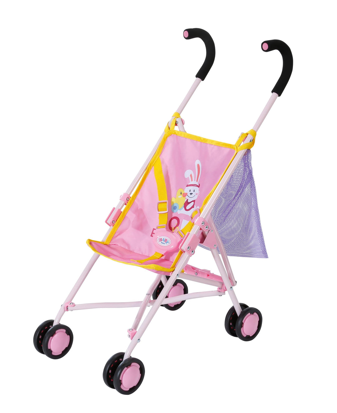 Zapf Creation 828663 BABY born Stroller with Bag Puppenwagen mit Tasche, einfach und schnell zusamme