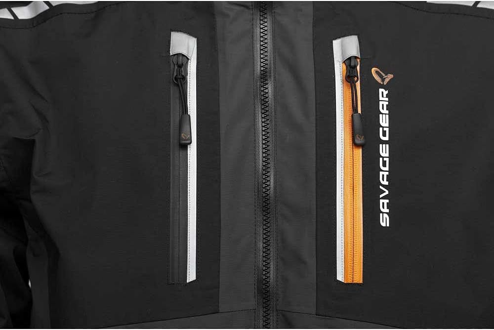 Savage Gear WP Performance Jacket Angeljacke Regenjacke XXL Schwarz, XXL Schwarz