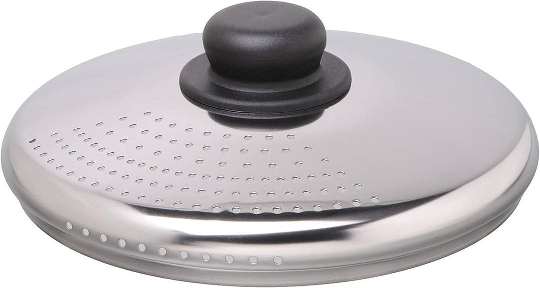 Moneta Etnea Nudelkocher mit verschliessbarem Deckel, Spaghettipfanne, spülmaschinenfest, 22 cm Sing