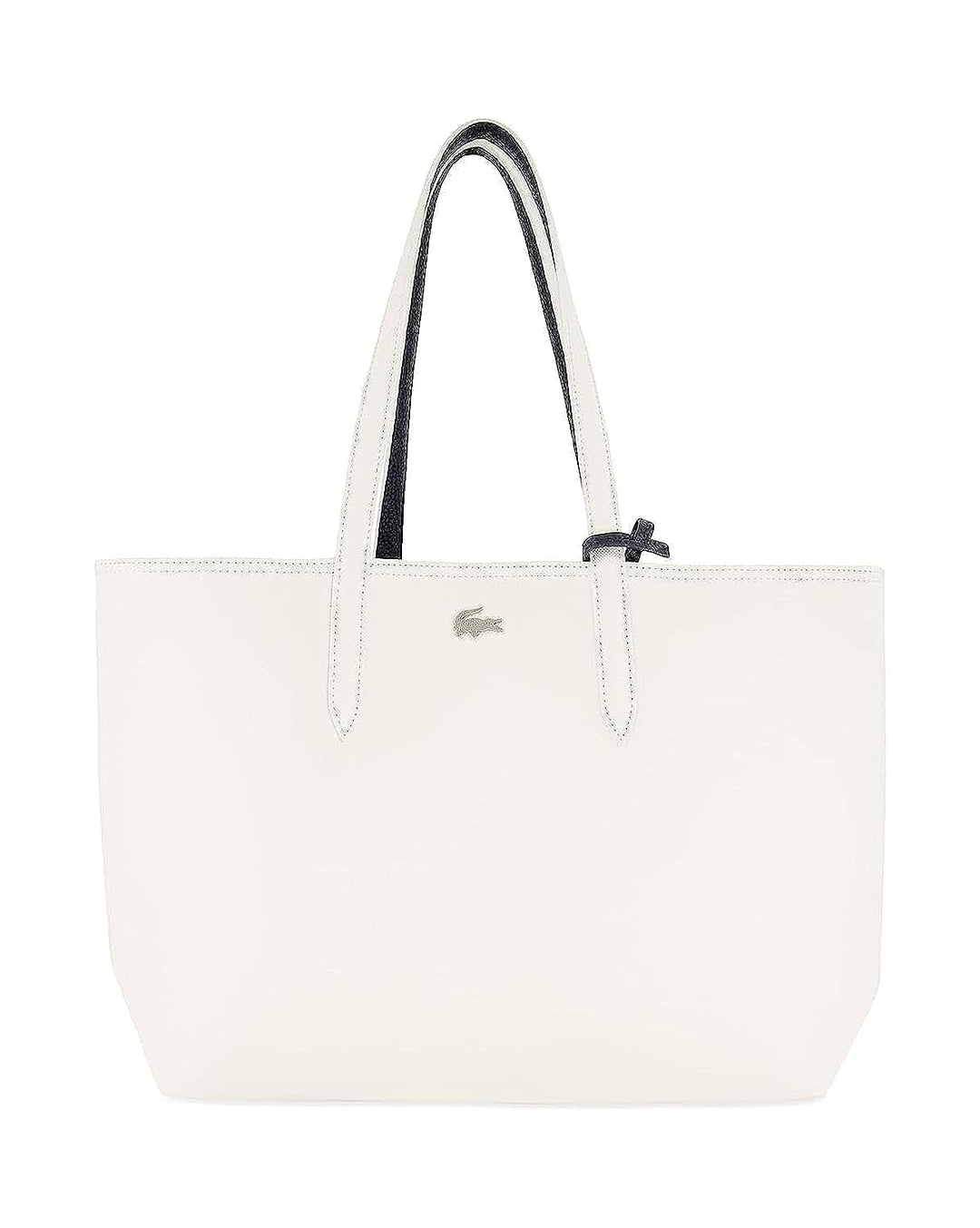Lacoste Damen Henkeltasche SHOPPING BAG Mehl, Nachtblau, Mehl, Nachtblau