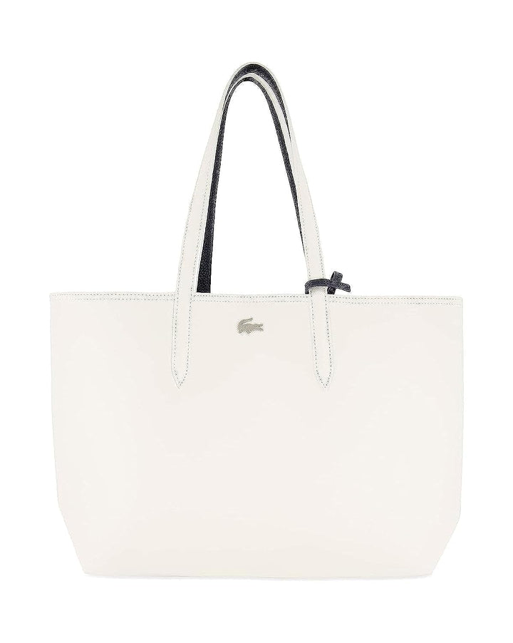 Lacoste Damen Henkeltasche SHOPPING BAG Mehl, Nachtblau, Mehl, Nachtblau