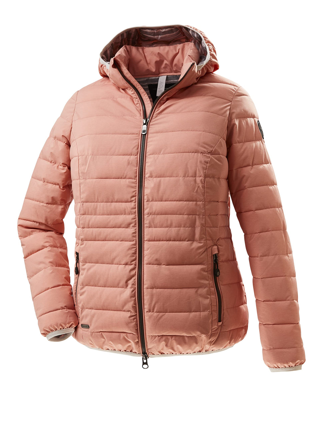 STOY Damen Sts 17 Wmn Qltd Jckt Jacke in Daunenoptik/Steppjacke mit abzippbarer Kapuze - grosse grös