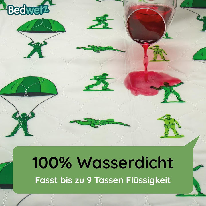 Bettunterlagen für Töpfchentraining, 100% wasserdicht, Grösse 86 x 91 cm (Plus Biesen) für Einzel- u