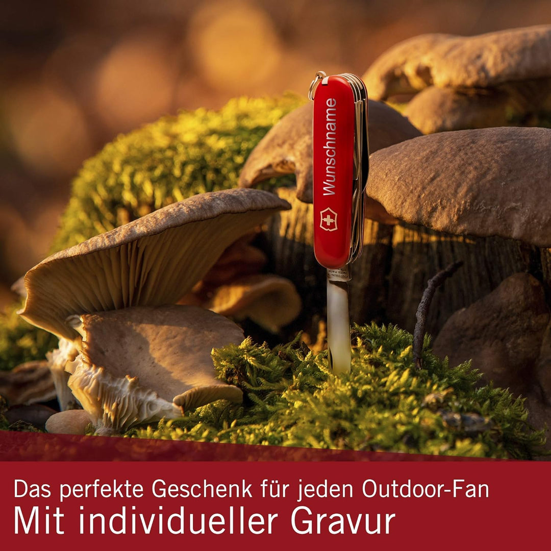 Victorinox Fieldmaster Taschenmesser mit Gravur I Geschenk für Männer zum Geburtstag I Messer , Schw