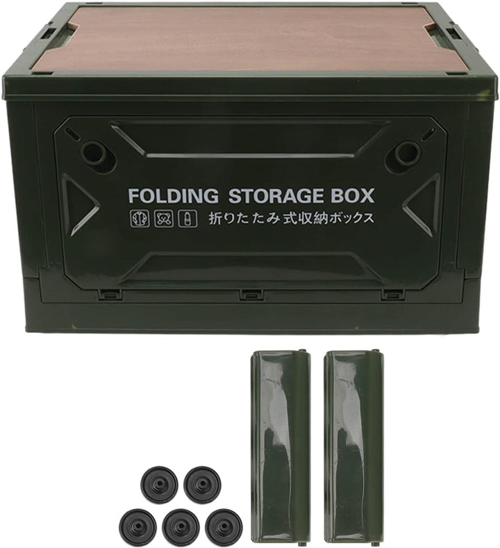 Shanrya Faltbare Aufbewahrungsbox, 5-türige Camping-Aufbewahrungsbox Modische 50L Grosse Kapazität f