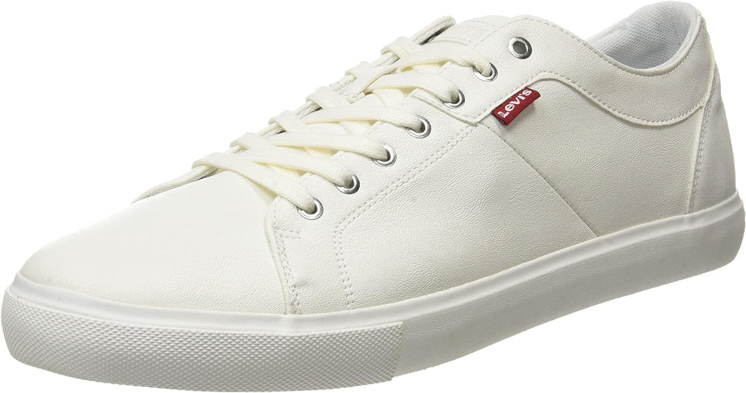Levi's Herren Woodward Sneakers 43 EU Weiss, 43 EU Weiss