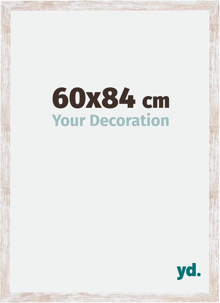 yd. Your Decoration - Bilderrahmen 60,00x84,00 cm - Bilderrahmen aus MDF mit Acrylglas - Antireflex