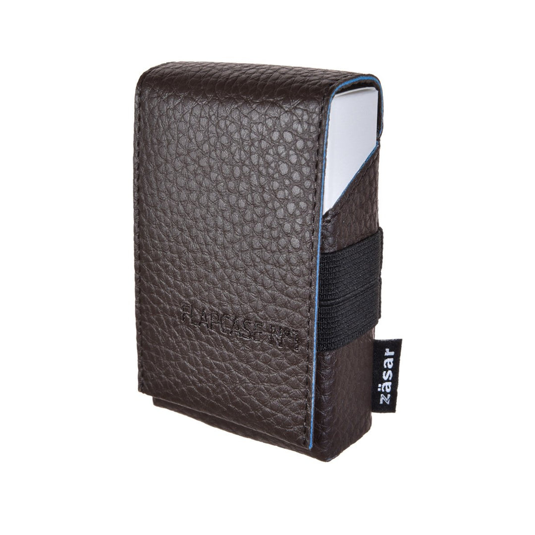 FLAPCASE N°1 • Brown Club • Designer Zigarettenetui, Made in Austria, Leder vegan Zigarettenbox für