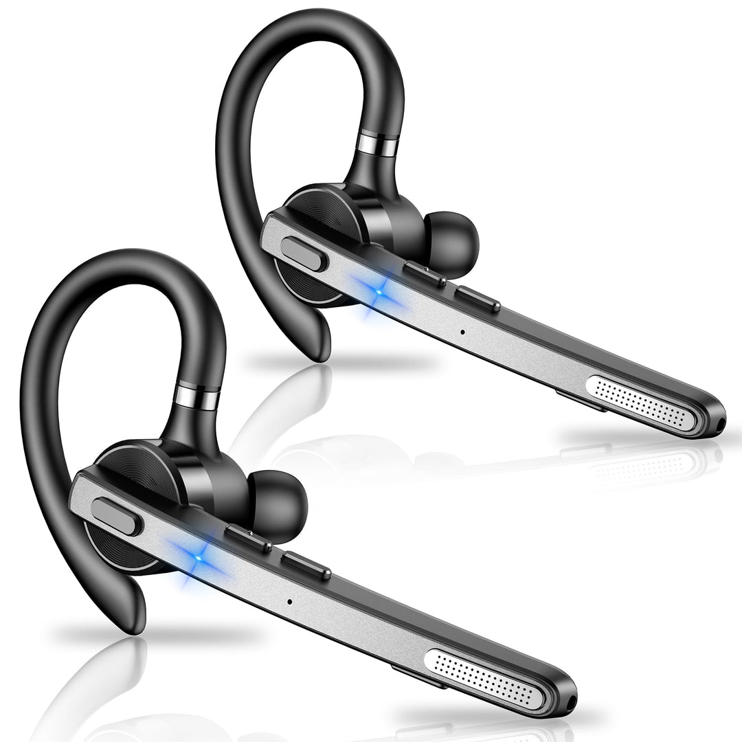 New Bee Bluetooth Headset, V5.1 Wireless Freisprech Headset mit 72h Spielzeit und CVC 8.0 Dual ENC G