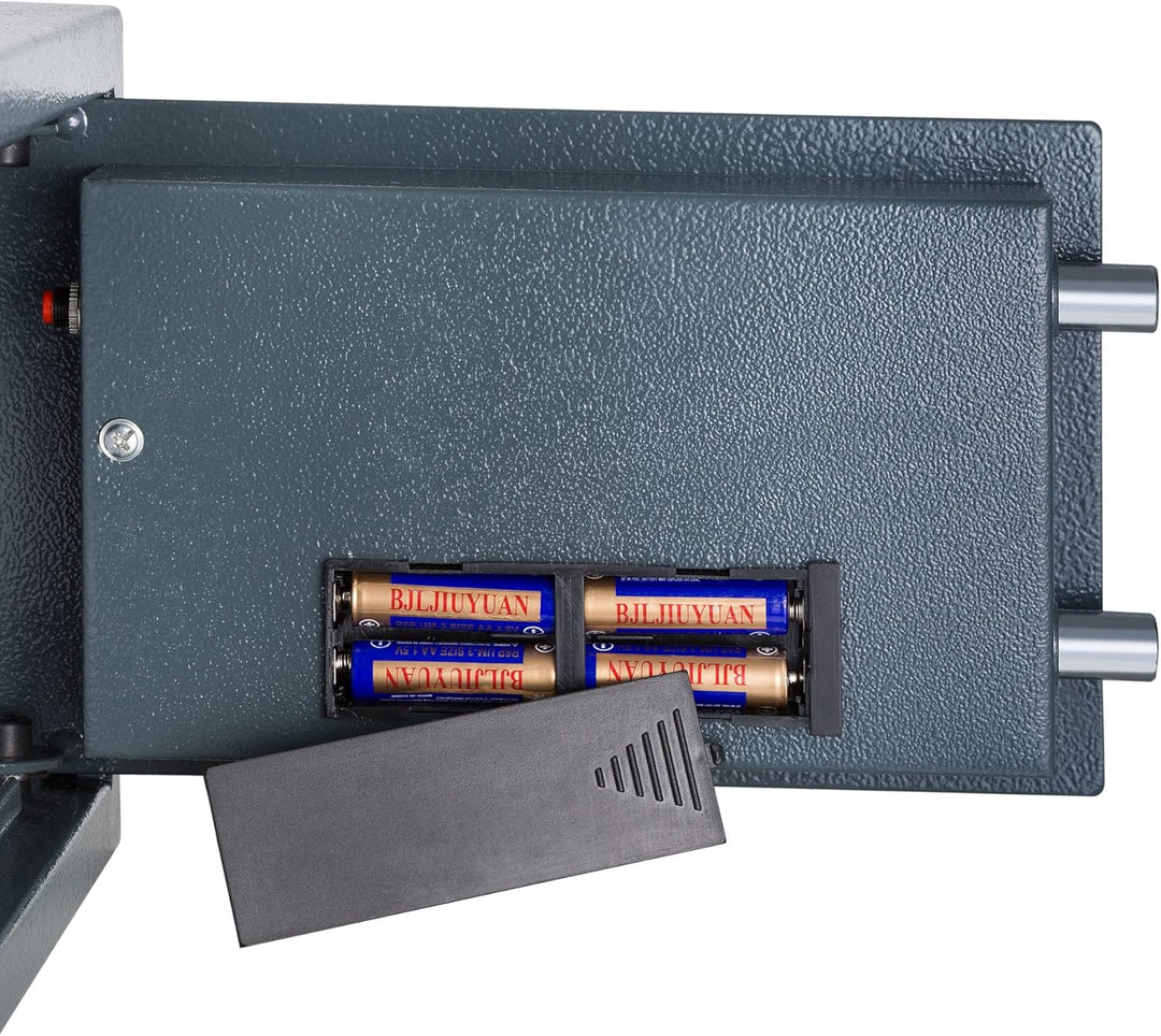 TecTake® Massiver Elektronischer Safe Tresor 20 X 31 X 22cm 4,6 kg schwarz inklusive 4 Batterien