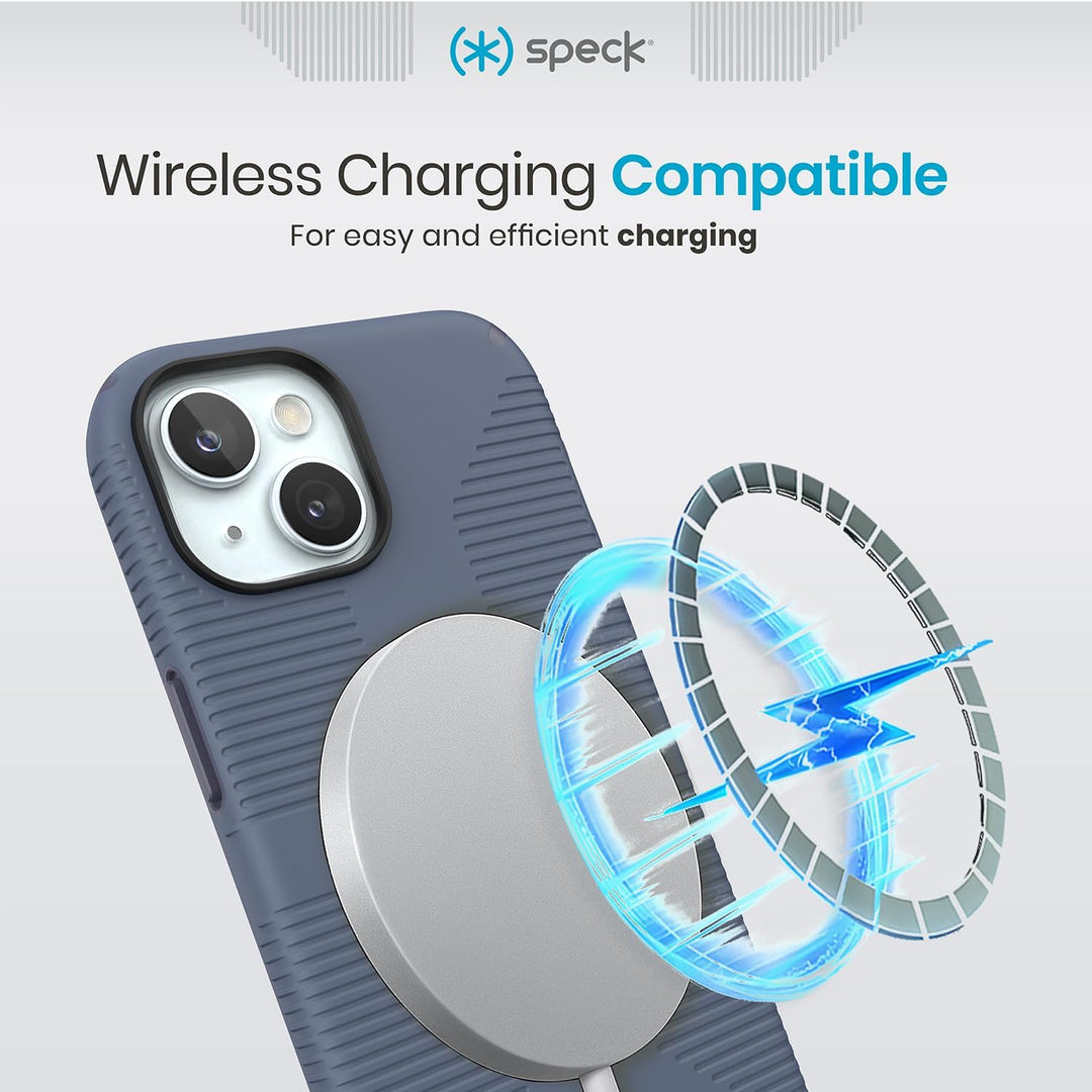 Speck iPhone 15 Hülle - Gebaut für MagSafe, Fallschutzgriff - für iPhone 15 iPhone 14 & iPhone 13 -