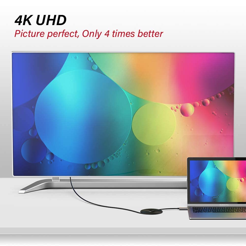 HDMI Glasfaser Kabel 15m, 4k HDMI Kabel unterstützt 4K@60Hz HDR, YUV4:4:4, 3D, ARC, CEC, HDCP 2.2 15