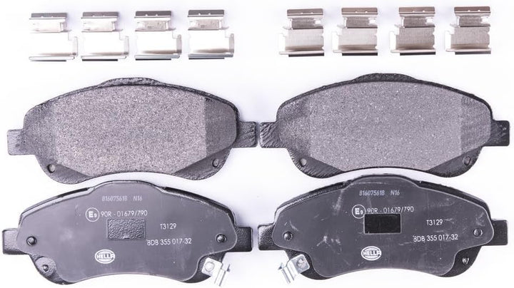 HELLA PAGID 8DB 355 017-321 Bremsbelagsatz - T3129 - Dicke/Stärke: 19mm - Bremssystem: Bosch - mit a