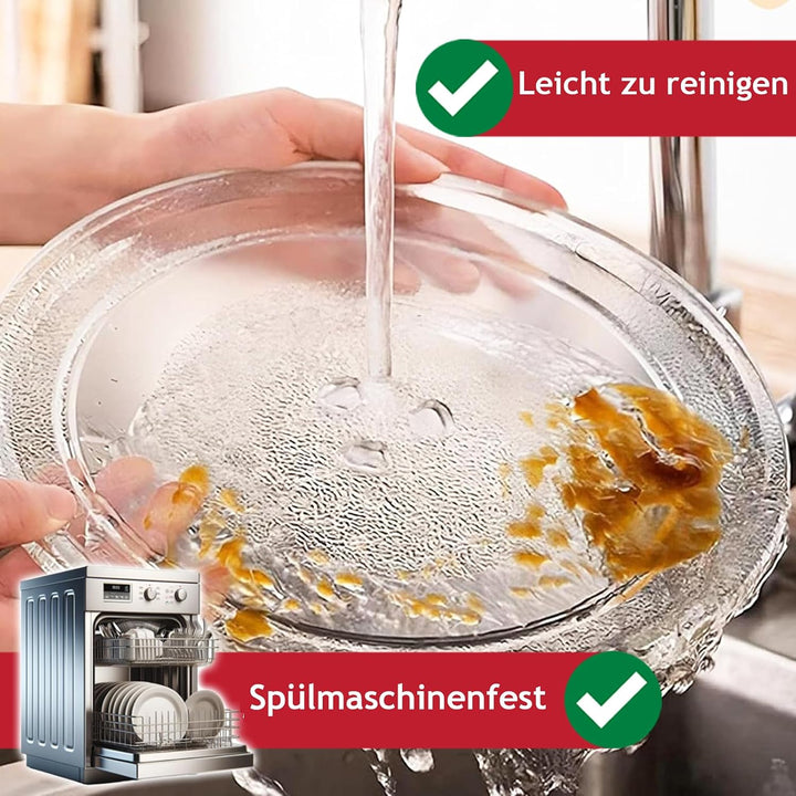 Spares2go, Universal Drehteller aus Glas für die Mikrowelle (255 mm Durchmesser)
