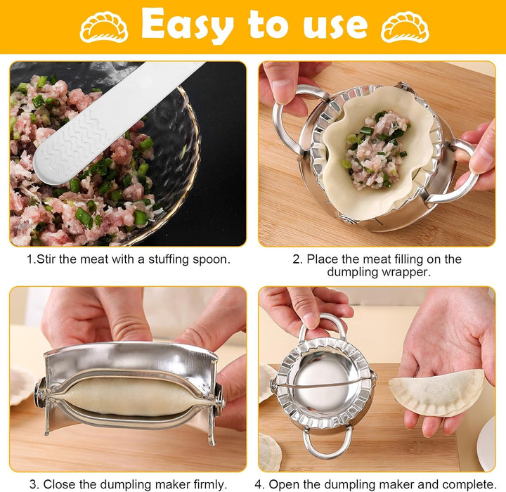Jeinbuil 7 Stück Ravioli Former Edelstahl Maultaschen Former Ravioli Maker Mit Ravioli Ausstecher un