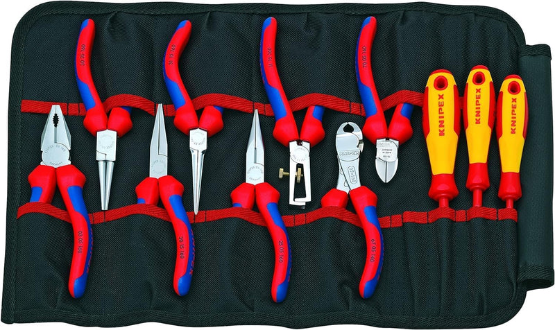 Knipex Werkzeug-Rolltasche 11-teilig 00 19 41