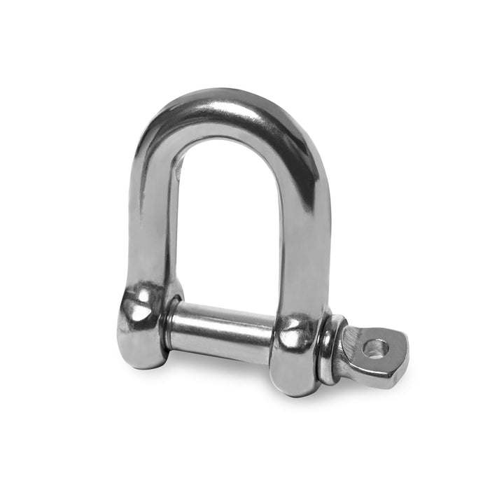 HEAVYTOOL Schäkel gerade Kurze Form Edelstahl 4mm bis 25mm (Grösse und Menge wählbar) V4A AISI 316 R