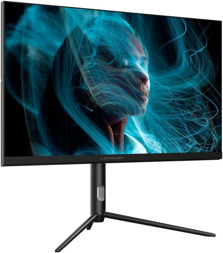 LC-POWER 27 Zoll 4K Ultra HD 144Hz Gaming Monitor, 3840 x 2160, IPS Panel, HDR 400, Adaptive Sync, s