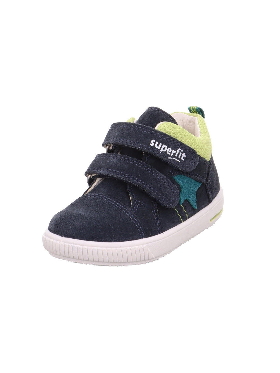 Superfit Mädchen Moppy Sneaker 20 EU Blau Hellgrün 8020, 20 EU Blau Hellgrün 8020