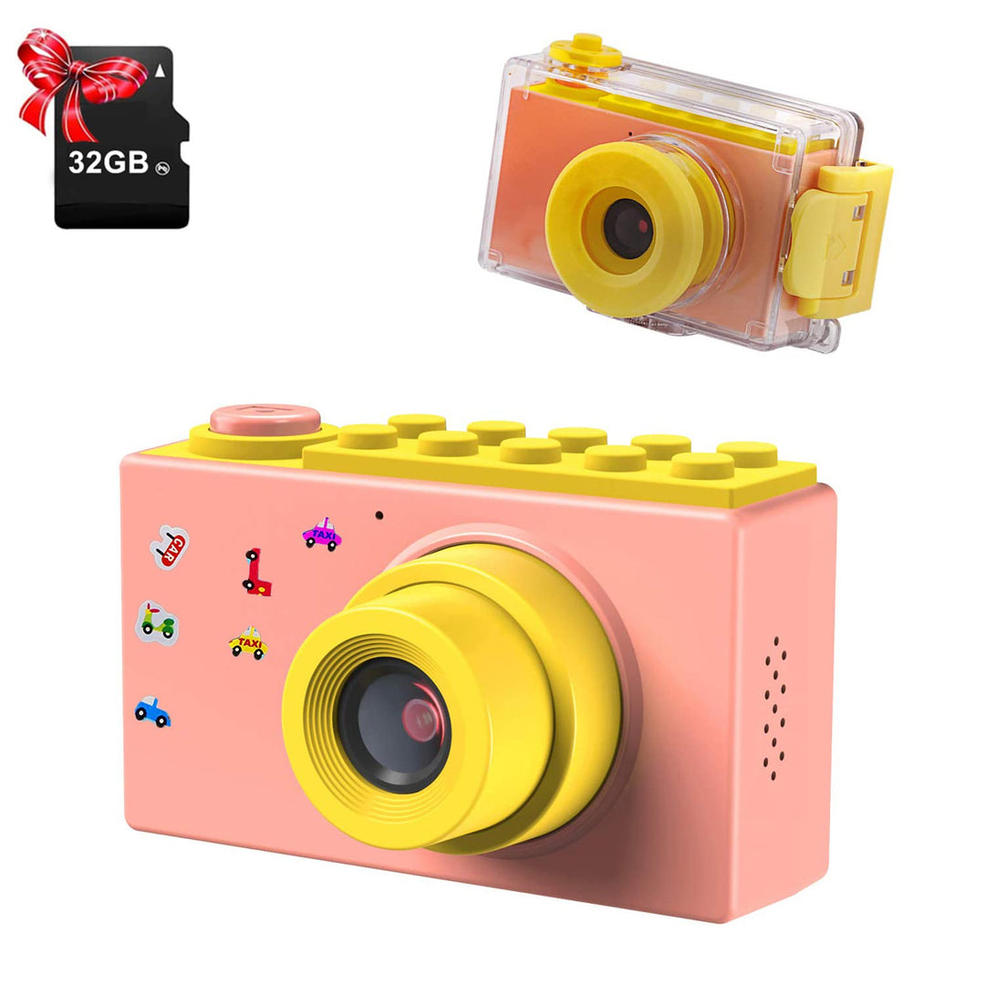 ShinePick Fotoapparat Kinder, Wasserdicht / 8MP / HD 1080P / 2 Inch Bildschirm/Foto &amp; Video/Rahmen/F