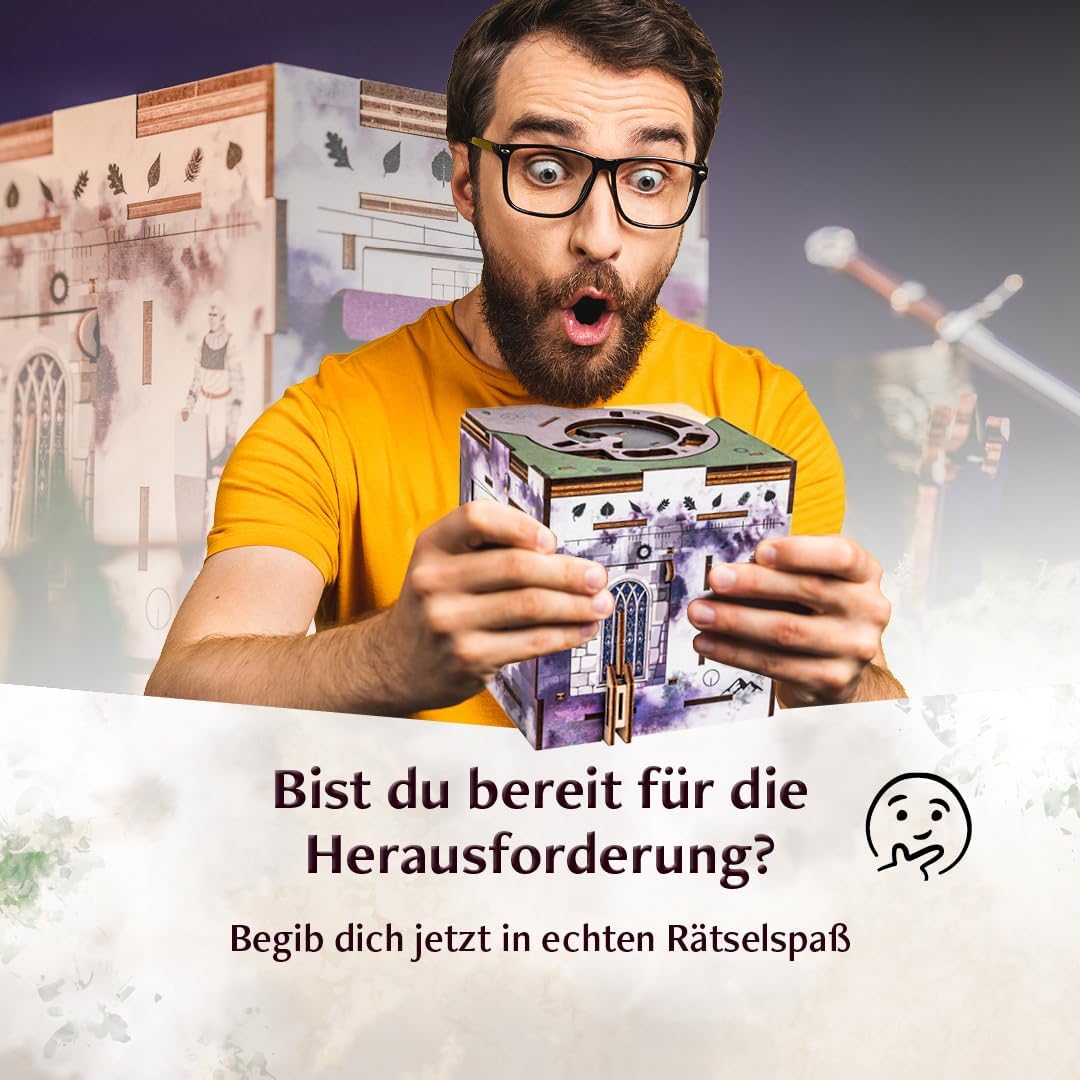 INSCAPE Cluebox Stonehenge´s Legacy interaktives 3D Holzpuzzle mit geheimen Mechanismen - Erlebe das