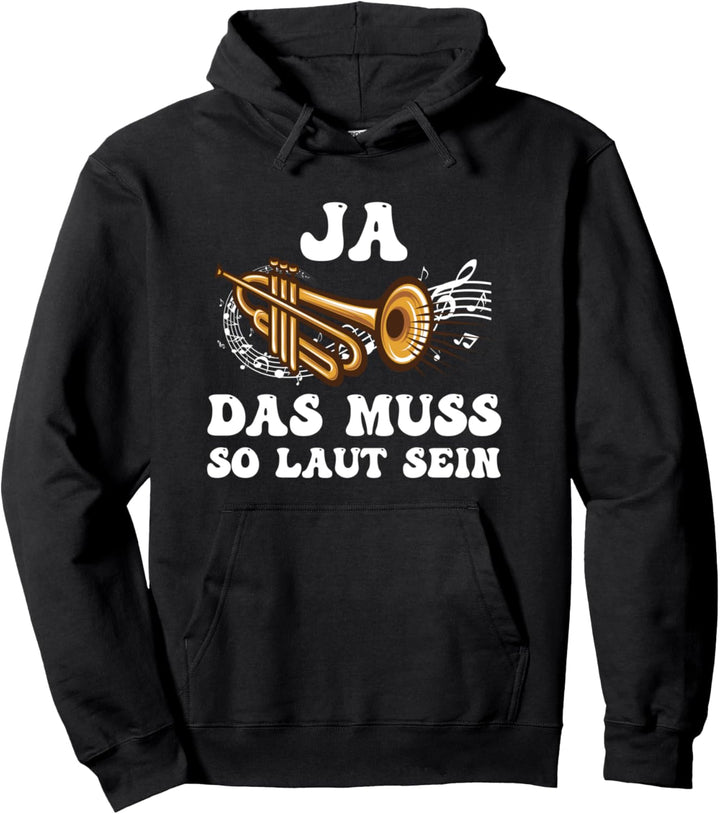 Trompeter Outfit für Trompetenspieler Musikkapelle, Trompete Pullover Hoodie