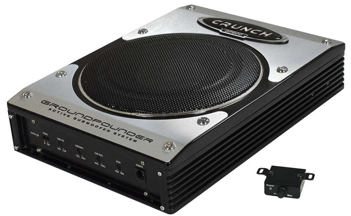 Crunch GP800-20 cm (8“) Active SUBWOOFER System | Untersitz-Aktiv-Woofer aus der Ground Pounder Seri