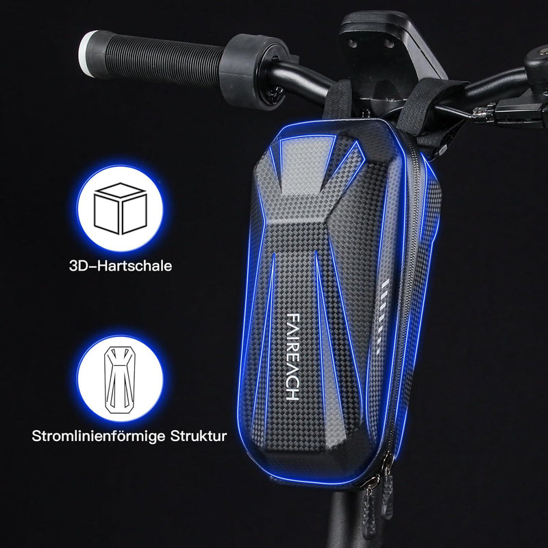 Faireach Scooter Tasche für Roller, Rollertasche Front Tube Bag Gross Lenkertasche Wasserfest, Vorde