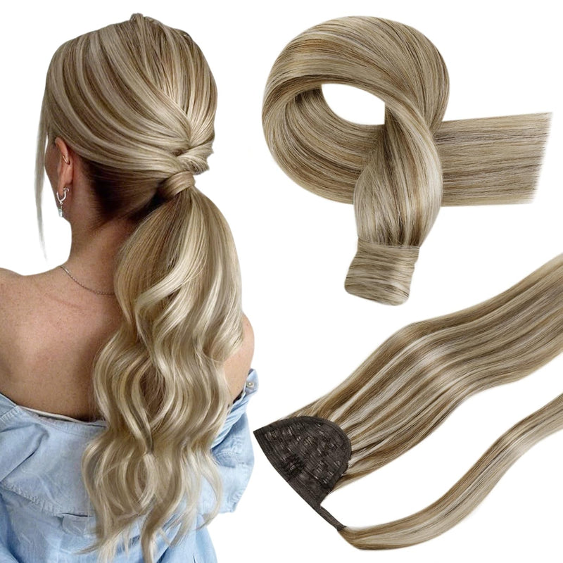 Hetto Zopf Extensions Echthaar Blond Pferdeschwarz Extension Remy Echthaar Zopf Extensions Highlight