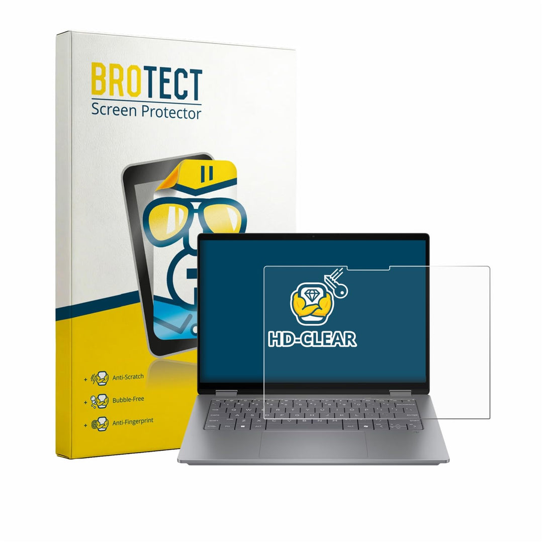 BROTECT Schutzfolie für HP OmniBook X Flip 14 Displayschutz Folie Made in Germany, Ultra-Klar