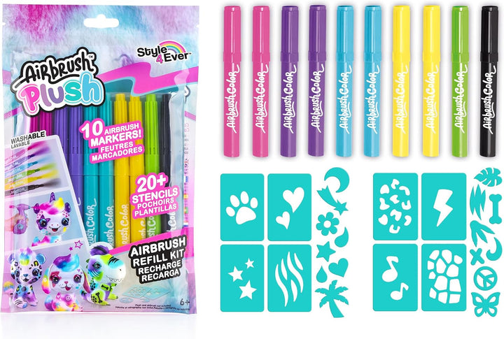 Canal Toys - Nachfüllpack für Airbrush-Plüschtier, 6+, OFG 256, Mehrfarbig | Waschbare Farbstifte, k