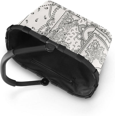 reisenthel carrybag frame bandana white Stabiler Einkaufskorb mit viel Stauraum und praktischer Inne