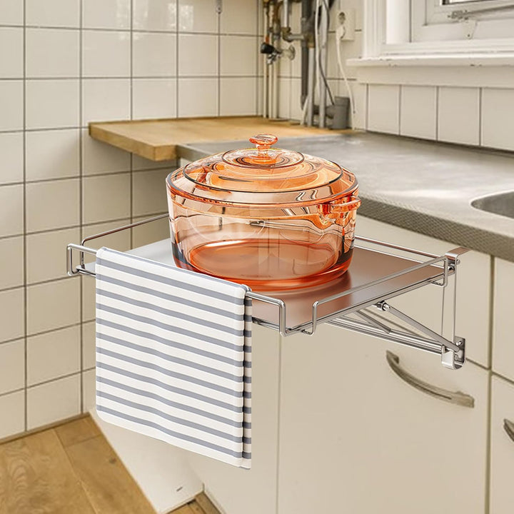 Generisch Arbeitsplatten-Erweiterung Für Küchen | Faltbarer Edelstahl-Küchenhelfertisch,Höhenverstel