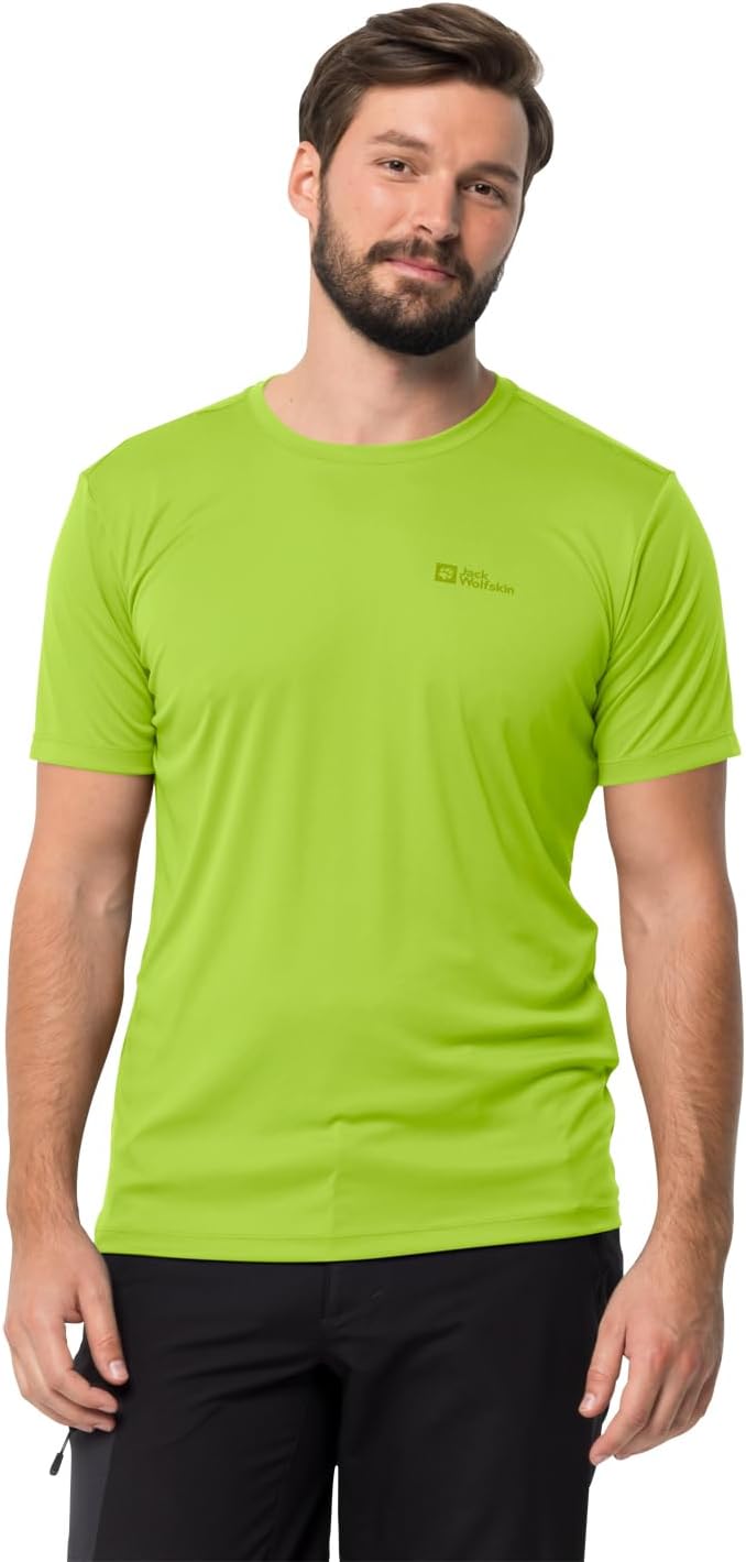 Jack Wolfskin Herren Tech T M T-Shirt (1er Pack) S Fresh Green, S Fresh Green