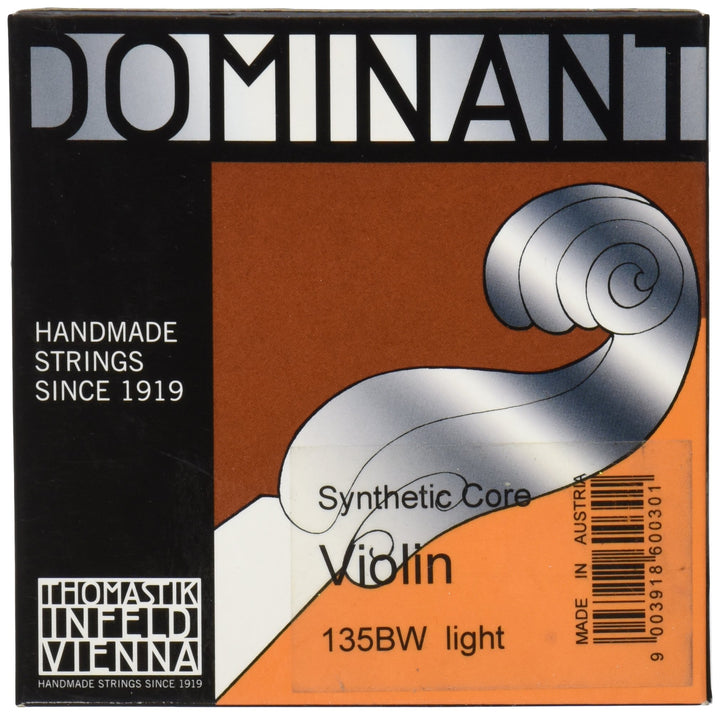 Thomastik 633627 Saiten für Violine Dominant Nylonkern - Weich weich Satz E-Saite Chromstahl Single,