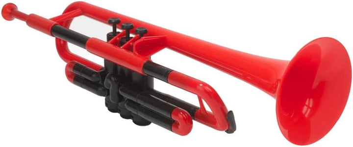 pTrumpet PTRUMPET1R Trompete, Kunststoff, Rot Red, Red