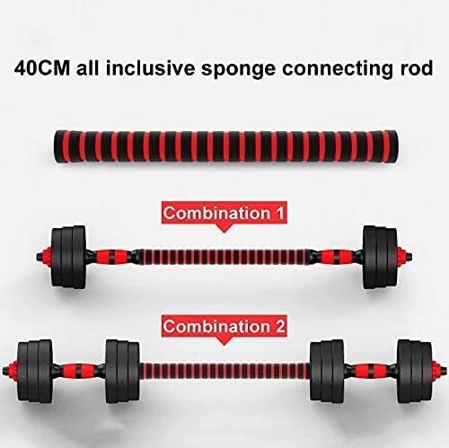 BCBIG hanteln set, Kurzhanteln Verstellbar,2er Kunststoff Hantelset,Kurz Lang Dumbbell,Einstellbar H