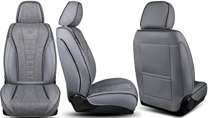 Schonbezüge Sitzbezüge Komplettset für VW T-Roc Bj ab 2017 in Grau FNL2