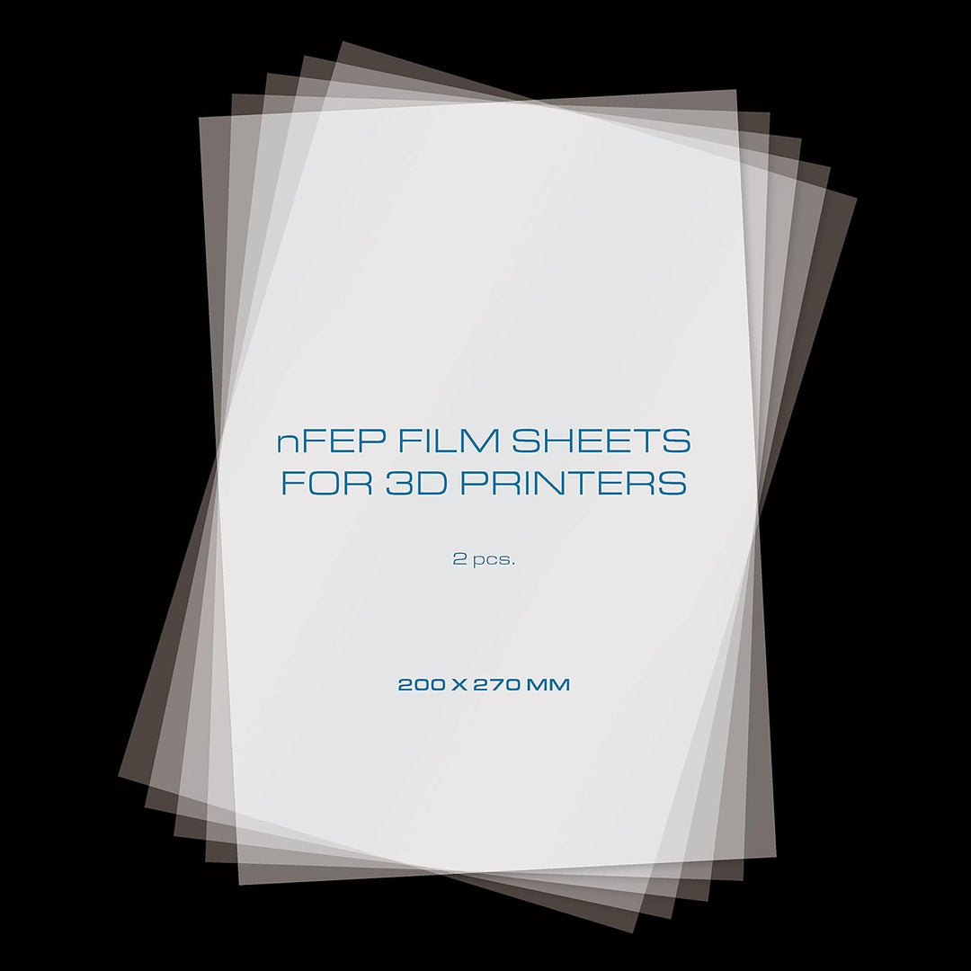 PrimaCreator nFEP Film Sheets for 3D Printers - 200 x 270 mm - 2-pack, 200 x 270 mm