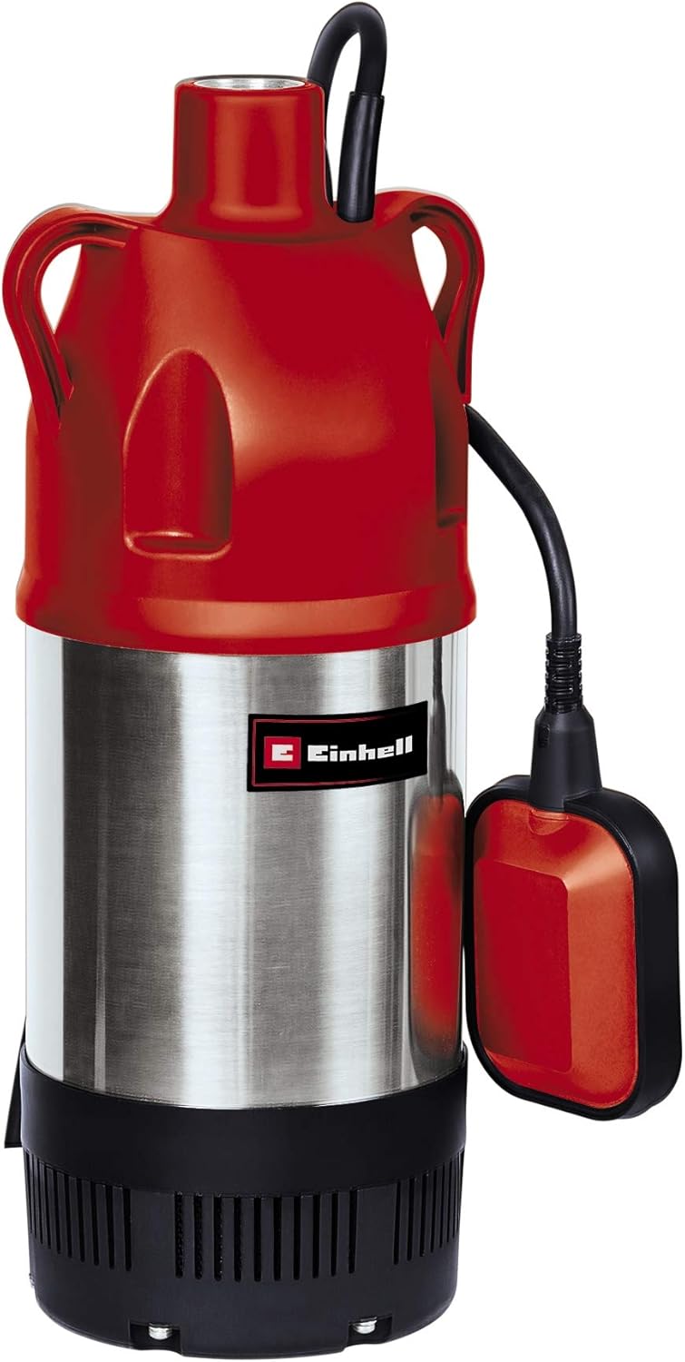 Einhell Tauchdruckpumpe GC-PP 900 N (900 W, 6.000 l/h max. Fördermenge, 7m max. Eintauchtiefe, Edels