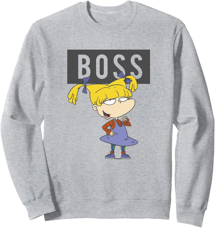 Rugrats Angelica Boss Word Cutout Sweatshirt