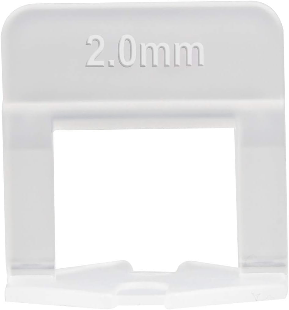 600 Pcs Nivelliersystem Verlegen Zuglaschen, 2mm Fugenbreite Fuge Basis, Fliesen Nivellierhilfe für