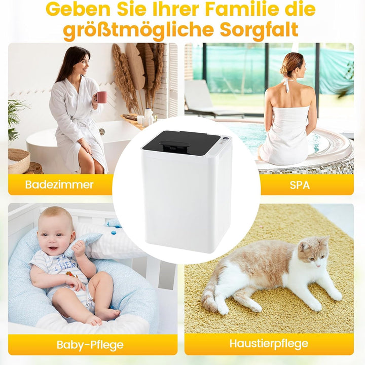 RELAX4LIFE 23L Handtuchwärmer, Towel Warmer mit automatischer Abschaltung & Schnellheizung, Handtuch
