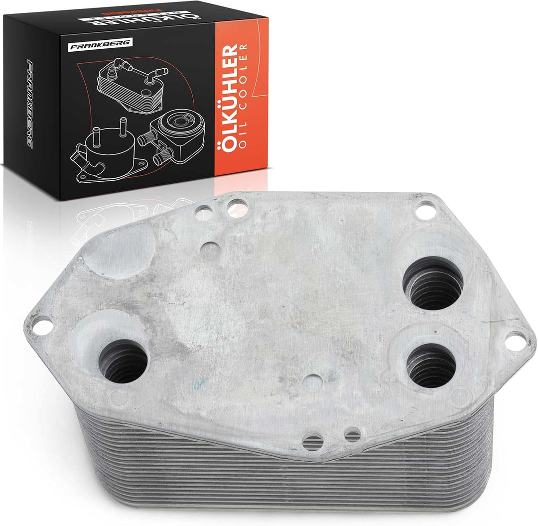 Frankberg Ölkühler Motoröl Kompatibel mit 3er E46 5er E39 7er E38 X5 E53 525d 330d 330xd 730d 3.0d 1