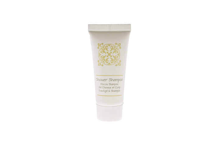 MAQA 100 Stück Einzeldosis-Dusche-Shampoo 25 ml, Hotel-Shampoo Duschgel, Courtesy Line Shower Shampo