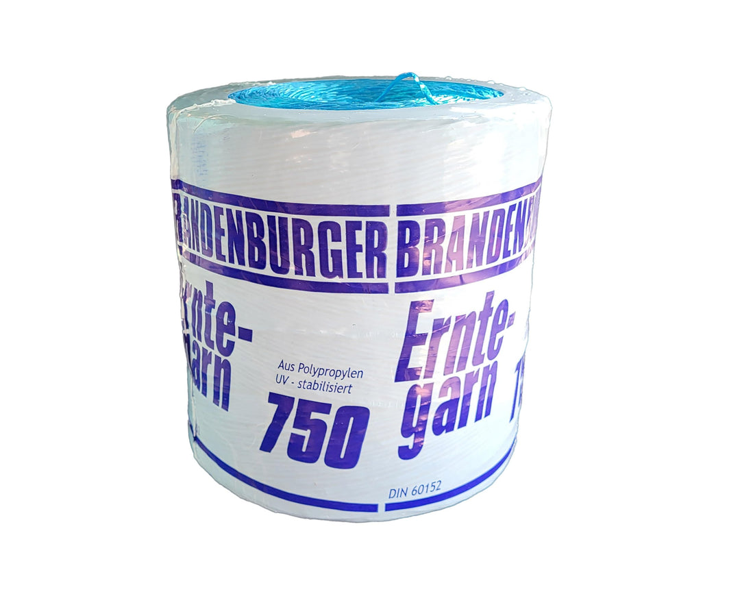 Brama-West Brandenburger Erntegarn 750 m/kg - Pressengarn für Hochdruckballen - Lieferumfang 1 x 5kg