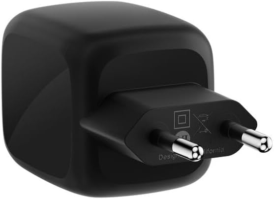 Belkin SmartProtect 2-Port USB C Ladegerät, 67W, GaN-Ladegerät, 2X USB-C, Schnellladen für Geräte wi