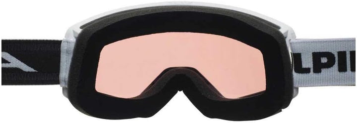 Alpina Unisex Narkoja Q Skibrille (1er Pack) Einheitsgrösse Weiss-Rosa, Einheitsgrösse Weiss-Rosa