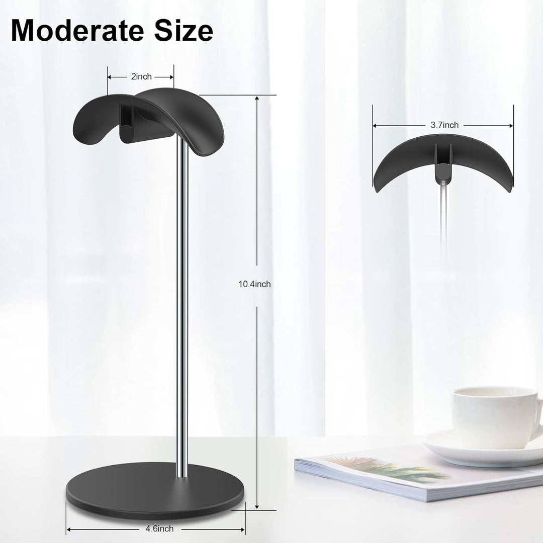 Kopfhörer Ständer, Headset Halterung Halter Tisch mit Aluminium Basis, kompatibel mit AirPods Max, S