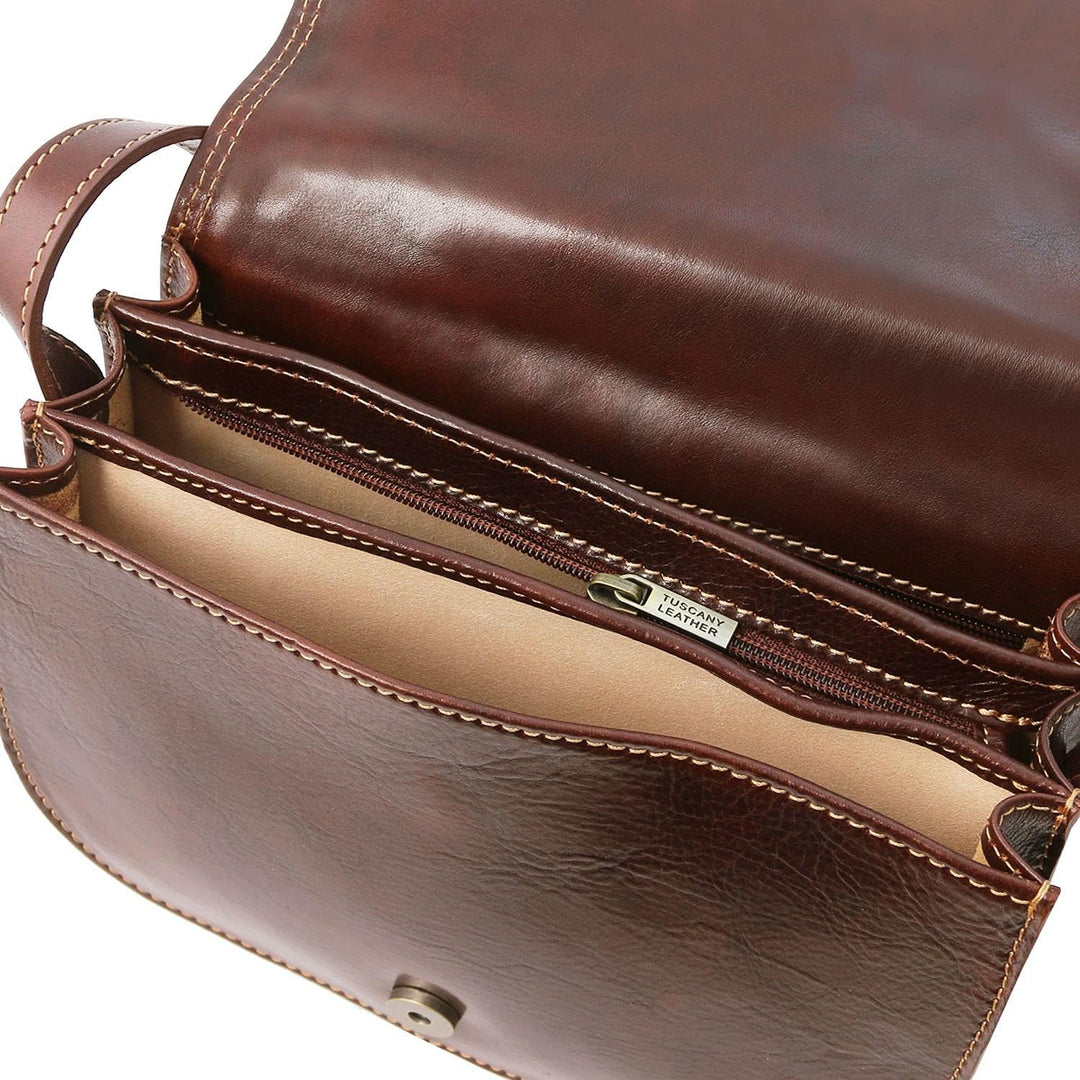 Tuscany Leather Isabella Klassische Umhängetasche aus Leder
